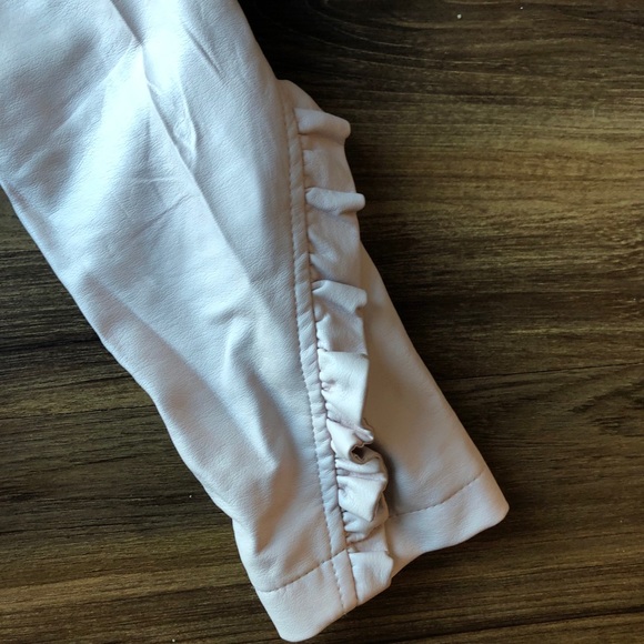 C&C California Faux Pink Leather Jacket - Picture 5 of 6